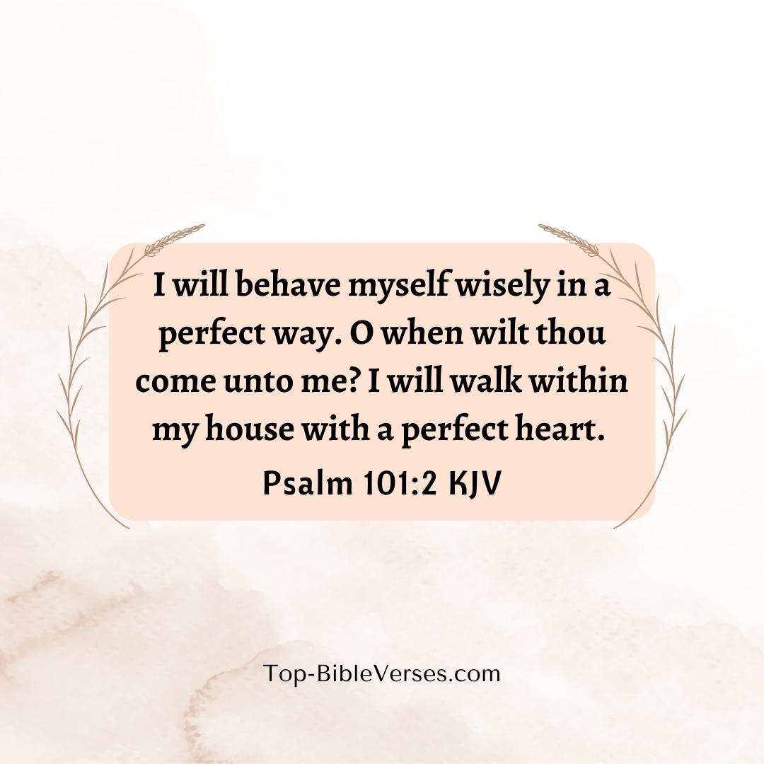 Psalm 101-2 Bible verse Images