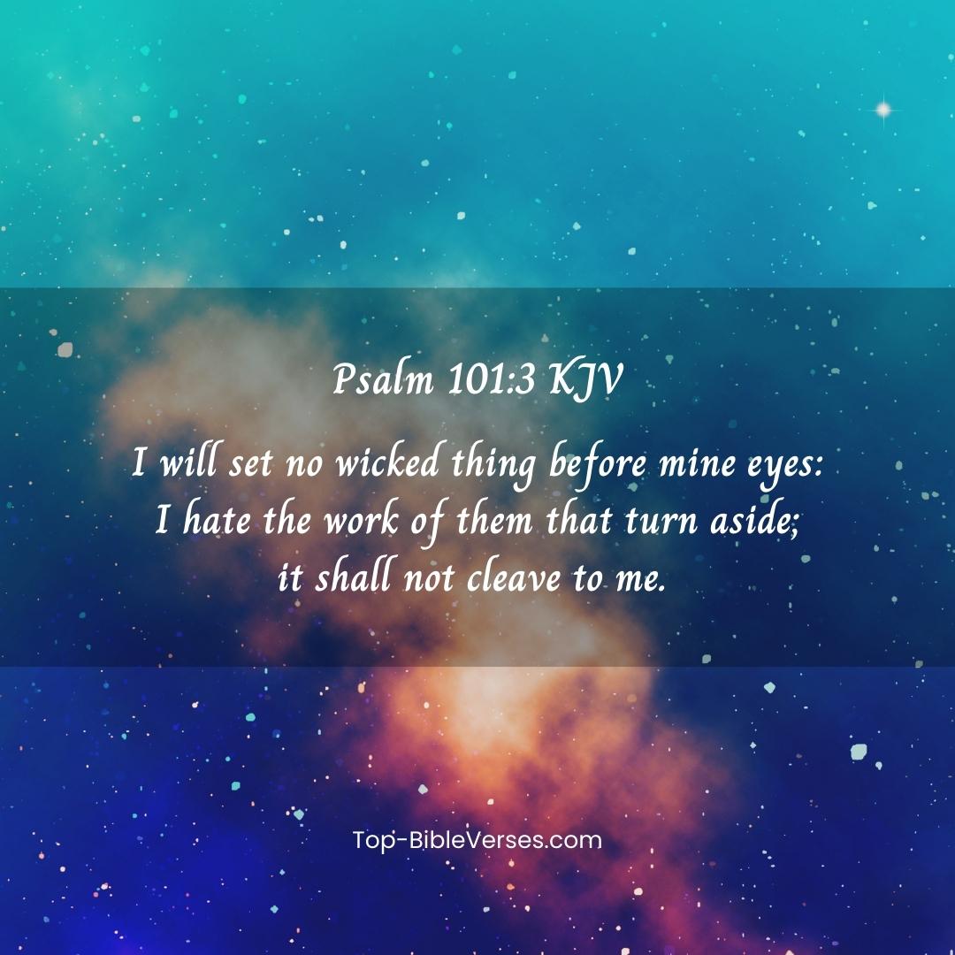 Psalm 101-3 KJV DP Images