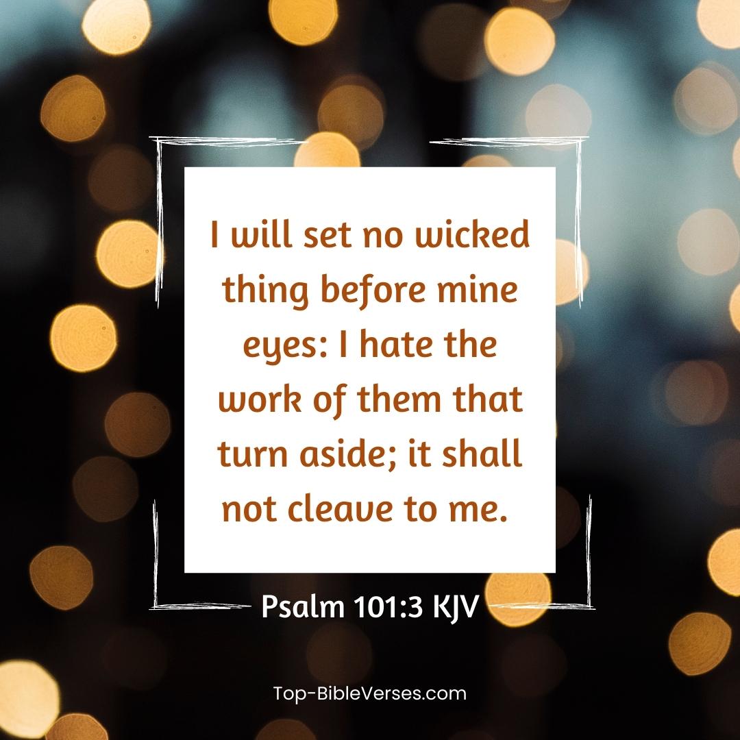 Psalm 101-3 Bible verse Images