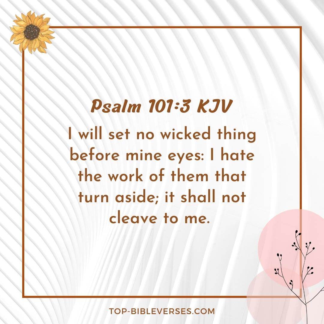Psalm 101-3 KJV DP Images
