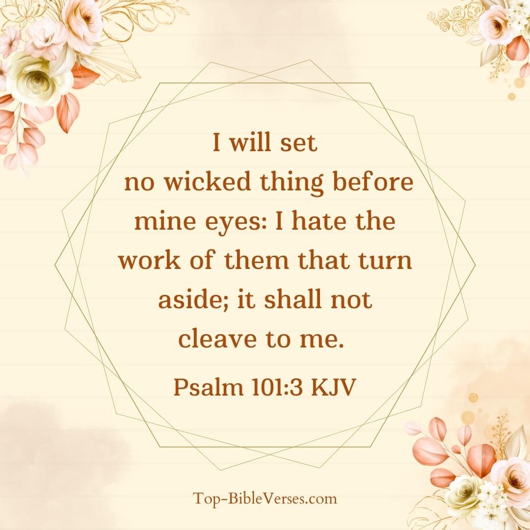 Psalm 101-3 Bible verse Images
