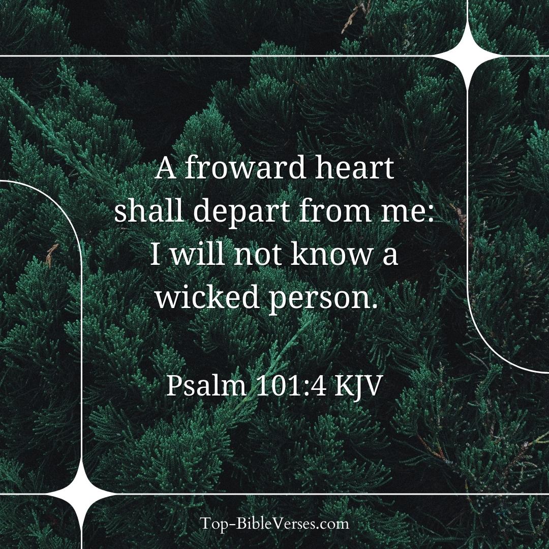 Psalm 101-4 KJV DP Images