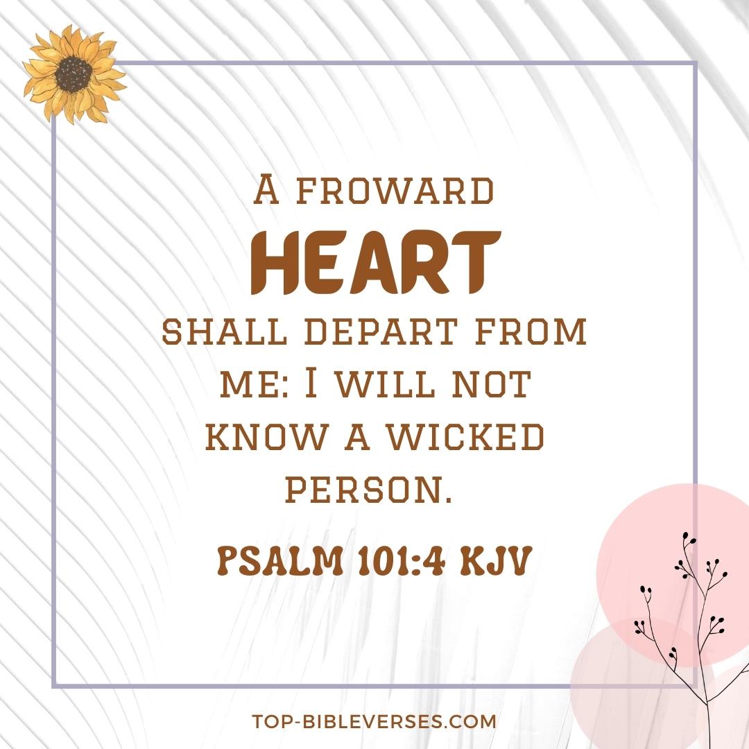 Psalm 101-4 Bible verse Images
