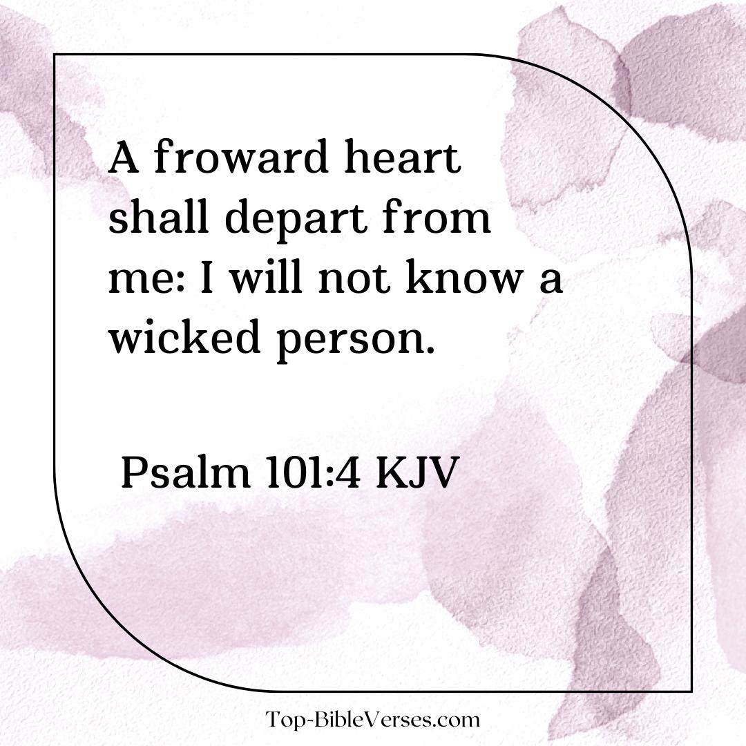 Psalm 101-4 Bible verse Images