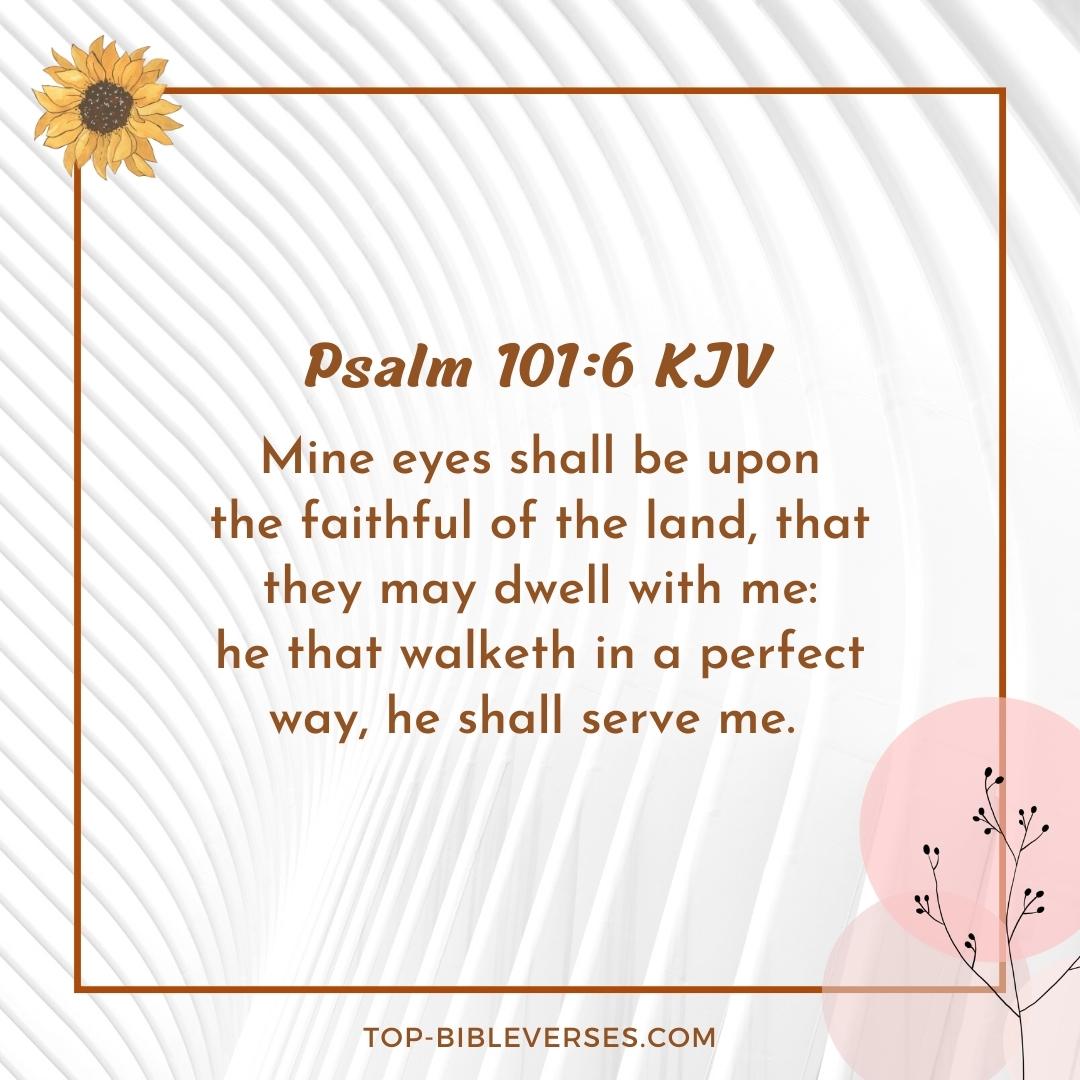 Psalm 101-6 KJV DP Images