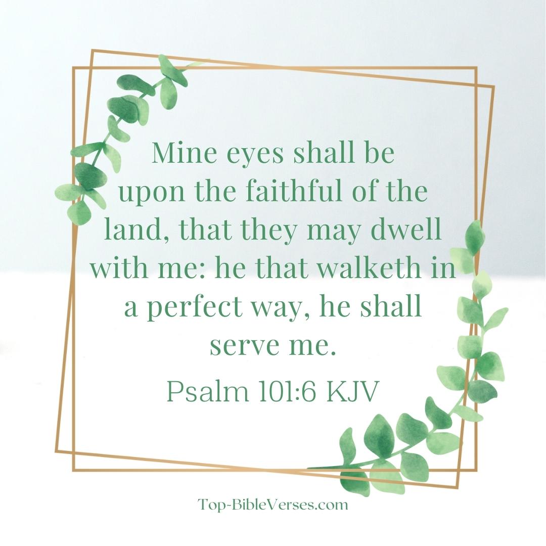 Psalm 101-6 KJV DP Images