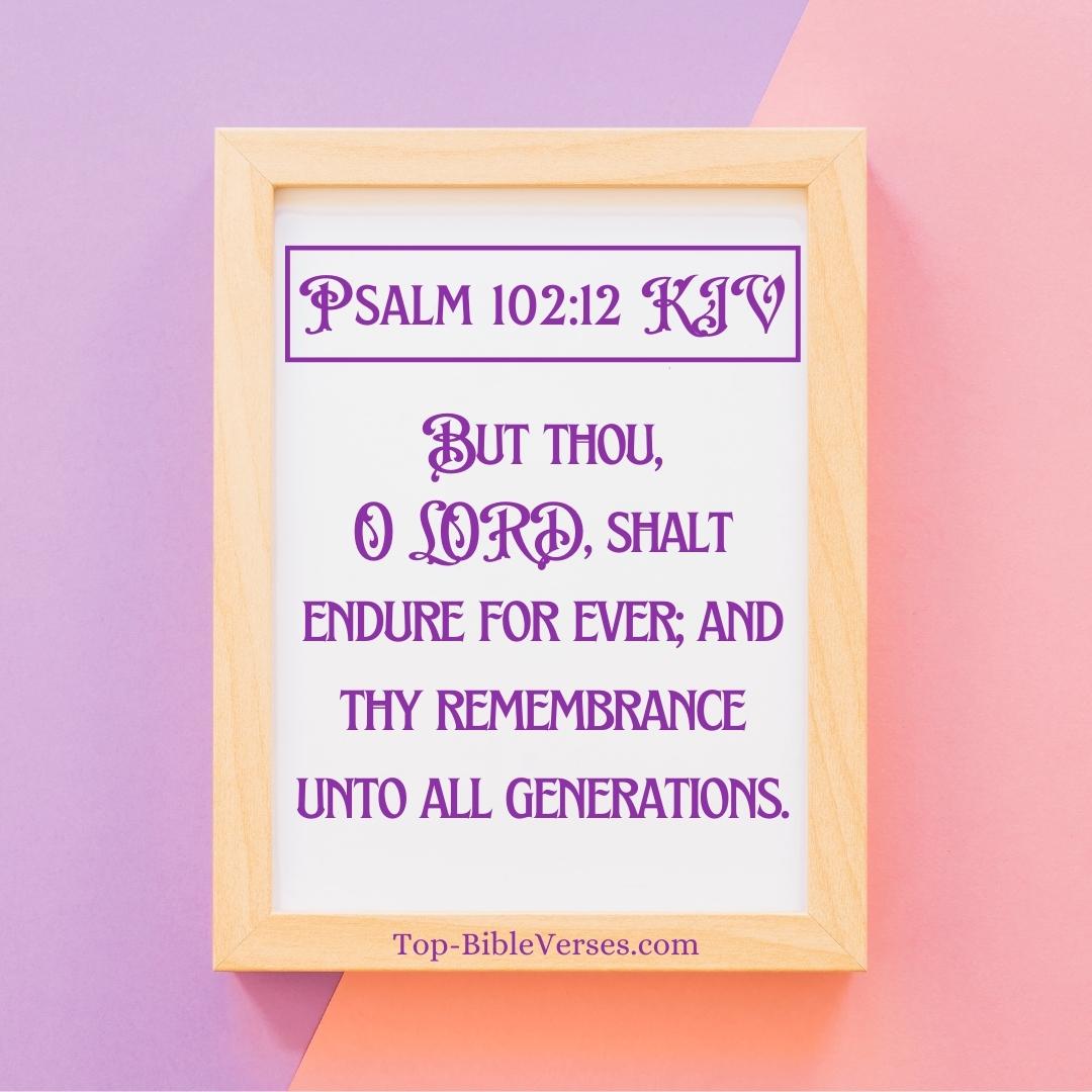 Psalm 102-12 DP Images