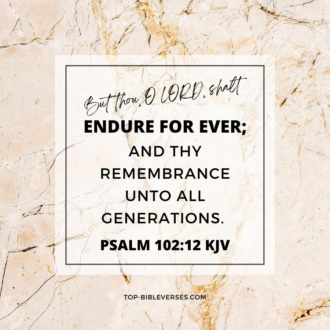Psalm 102-12 Bible verse Images