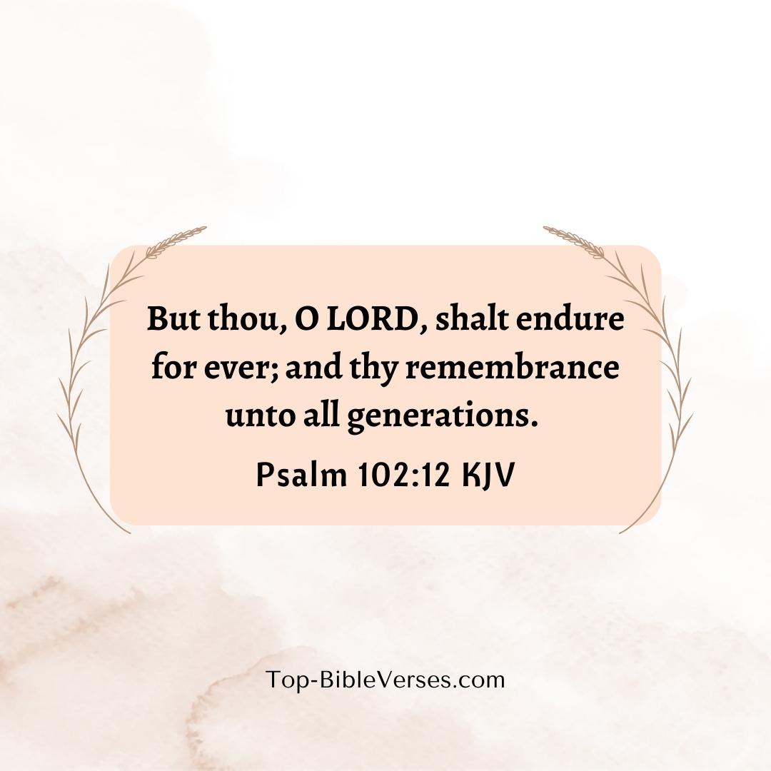 Psalm 102-12 Bible verse Images