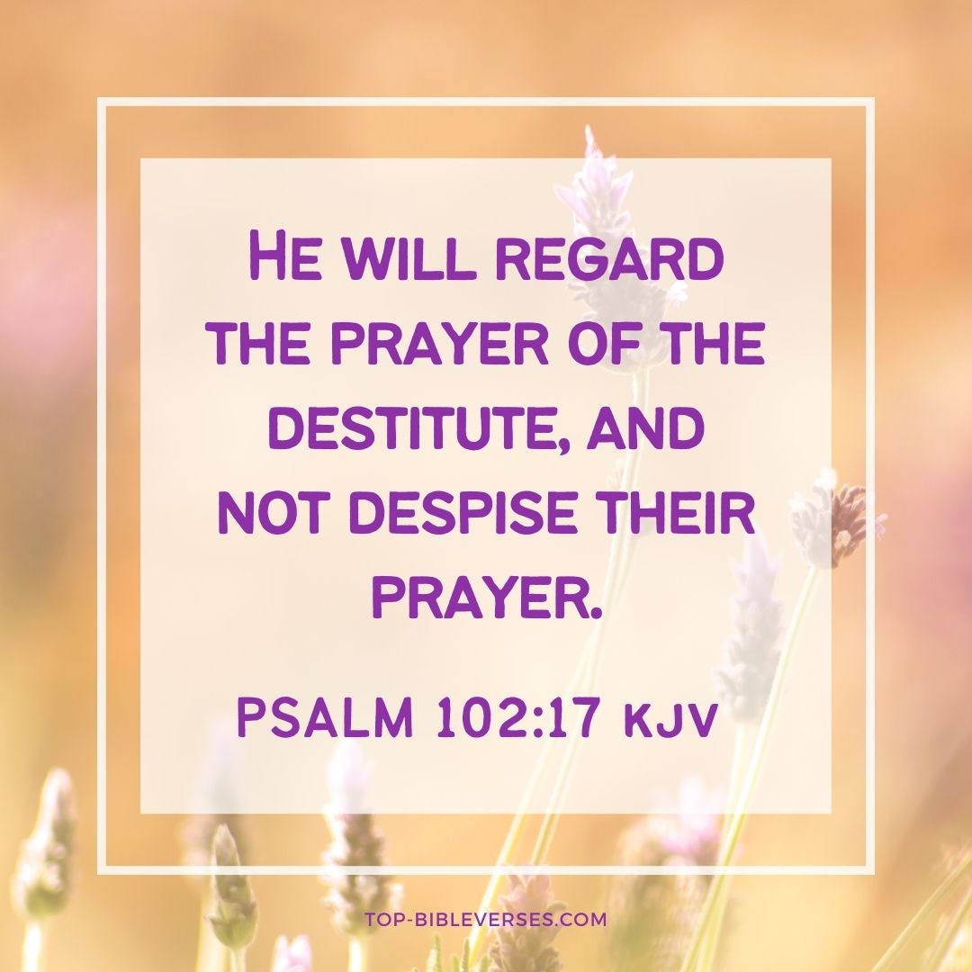 Psalm 102-17 DP Images