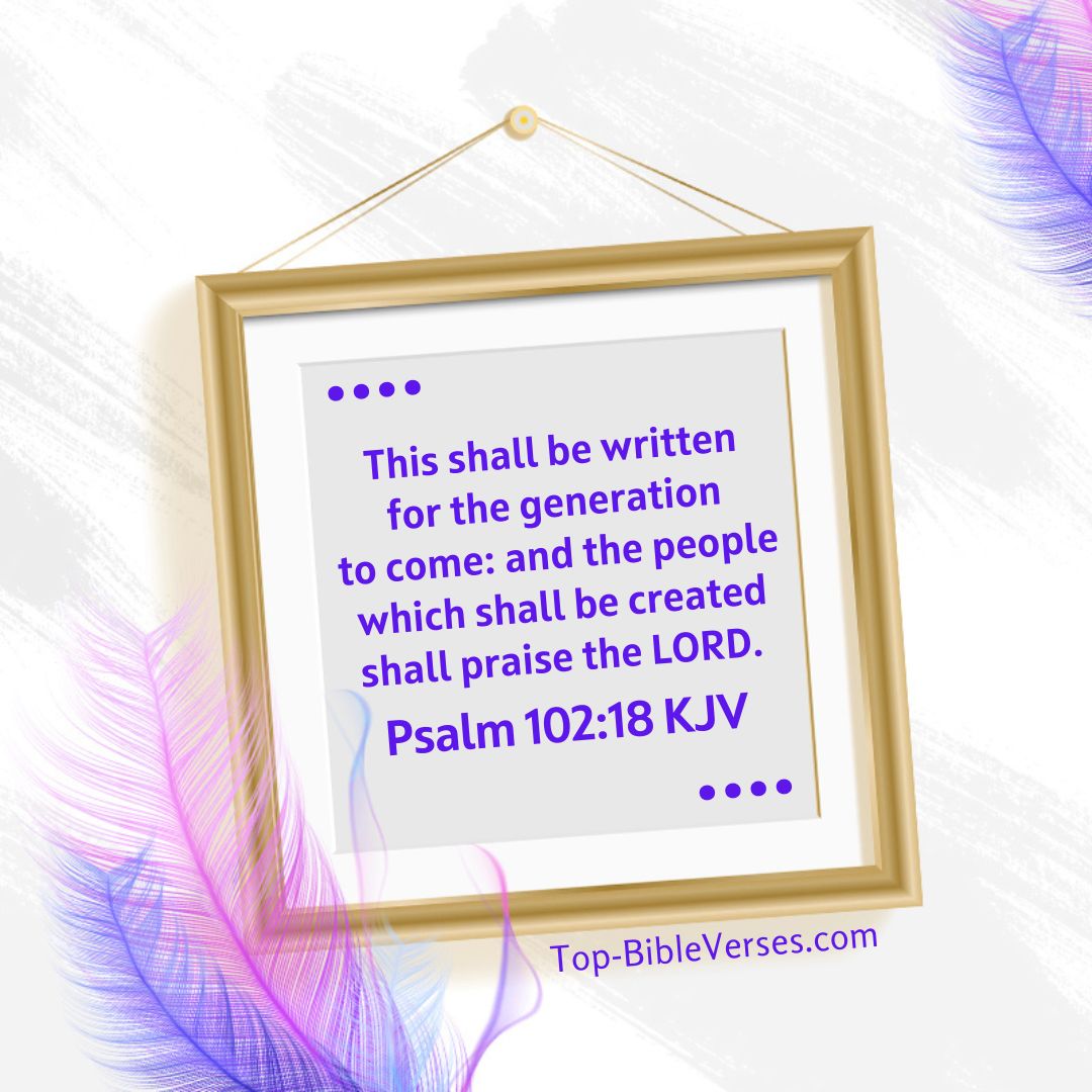 Psalm 102-18 Bible verse Images