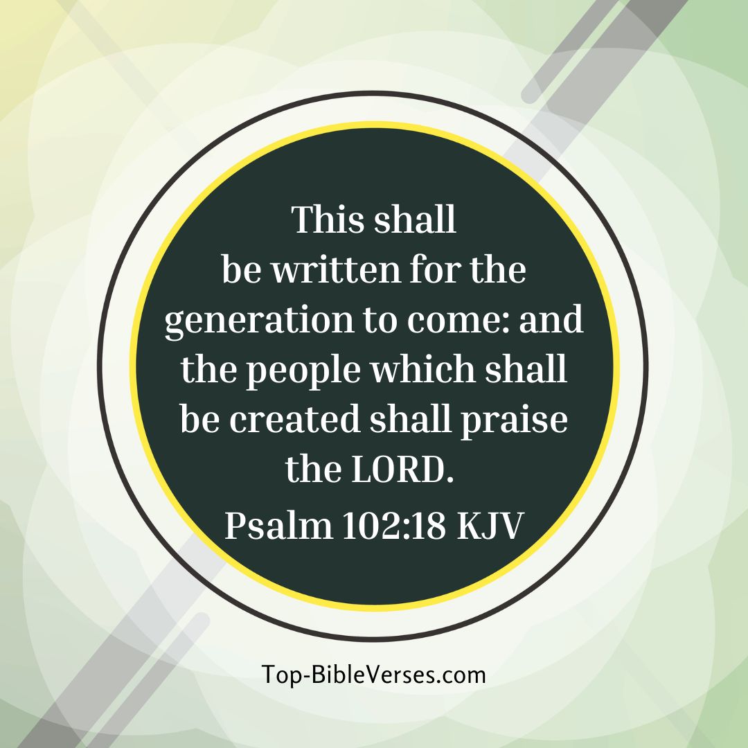 Psalm 102-18 Bible verse Images