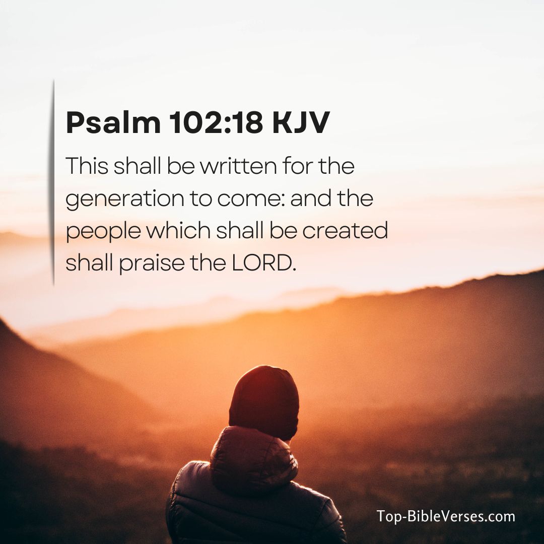 Psalm 102-18 KJV DP Images