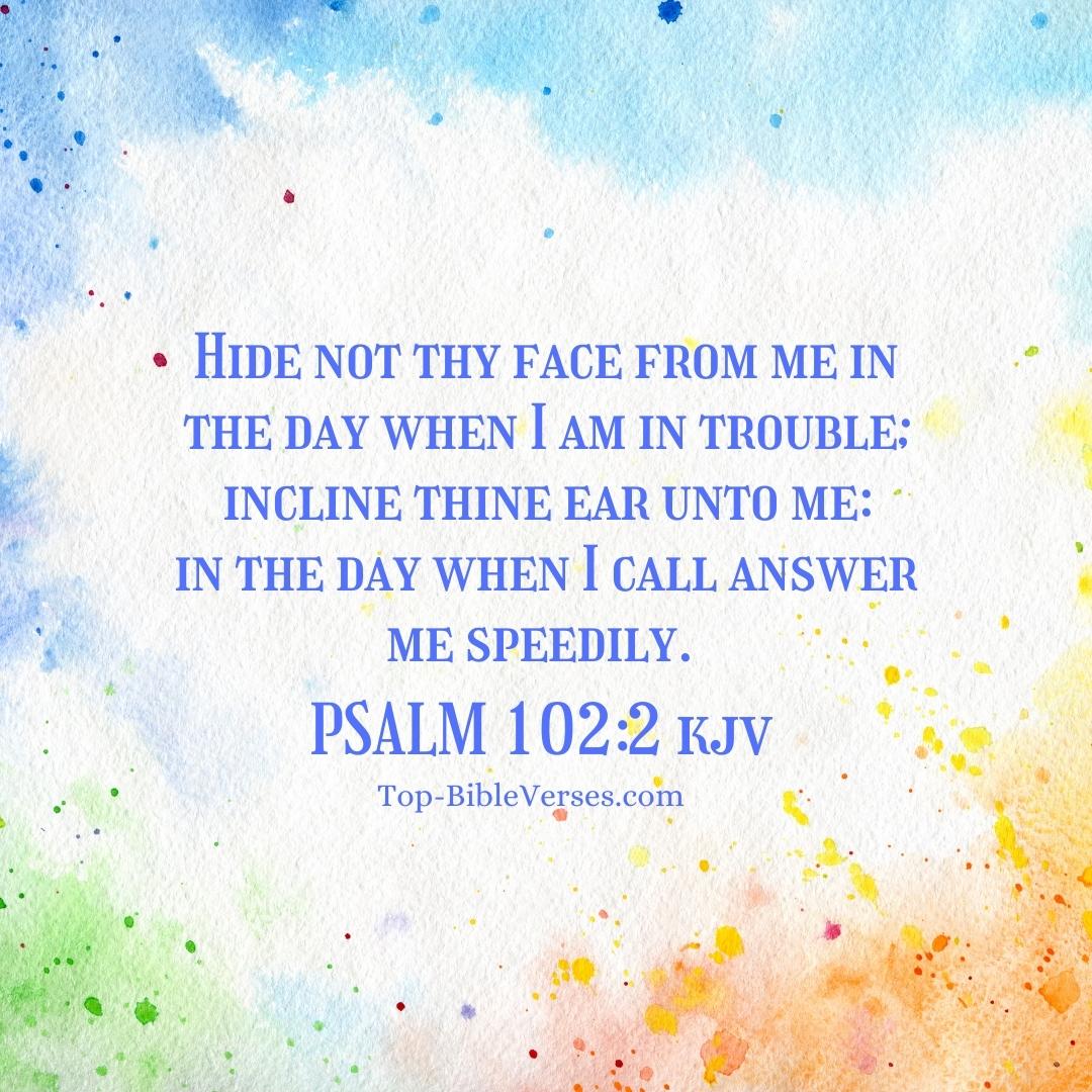 Psalm 102-2 KJV DP Images