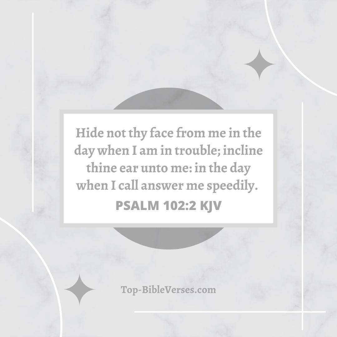 Psalm 102-2 KJV DP Images