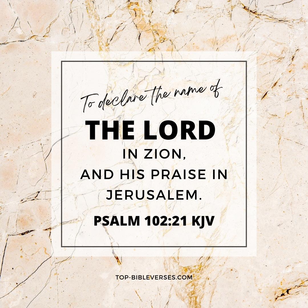 Psalm 102-21 Bible verse Images
