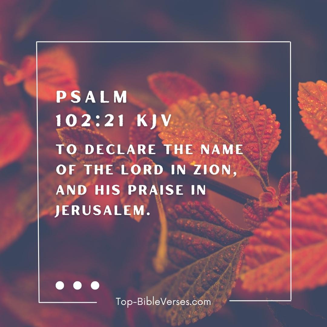 Psalm 102-21 KJV DP Images