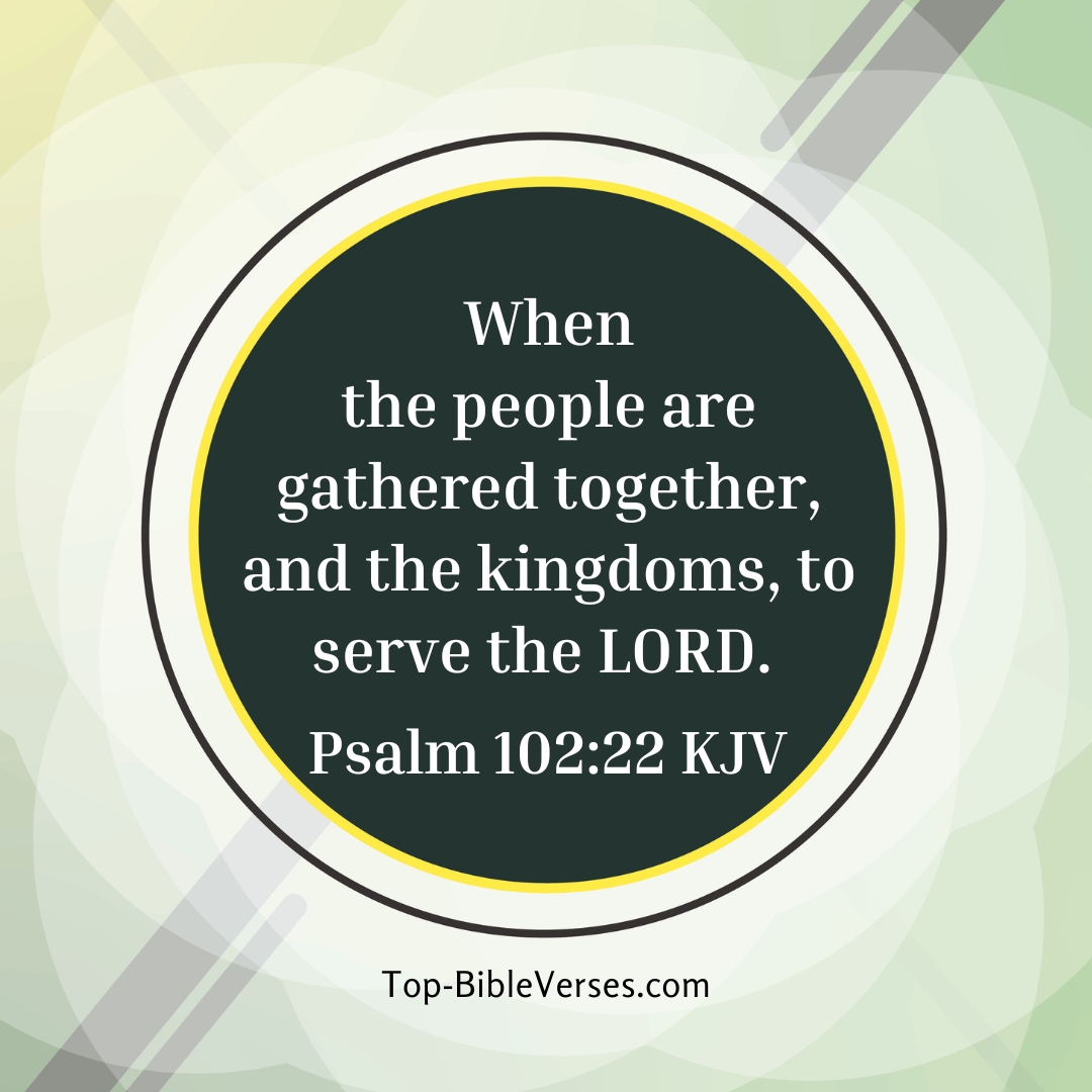 Psalm 102-22 Bible verse Images