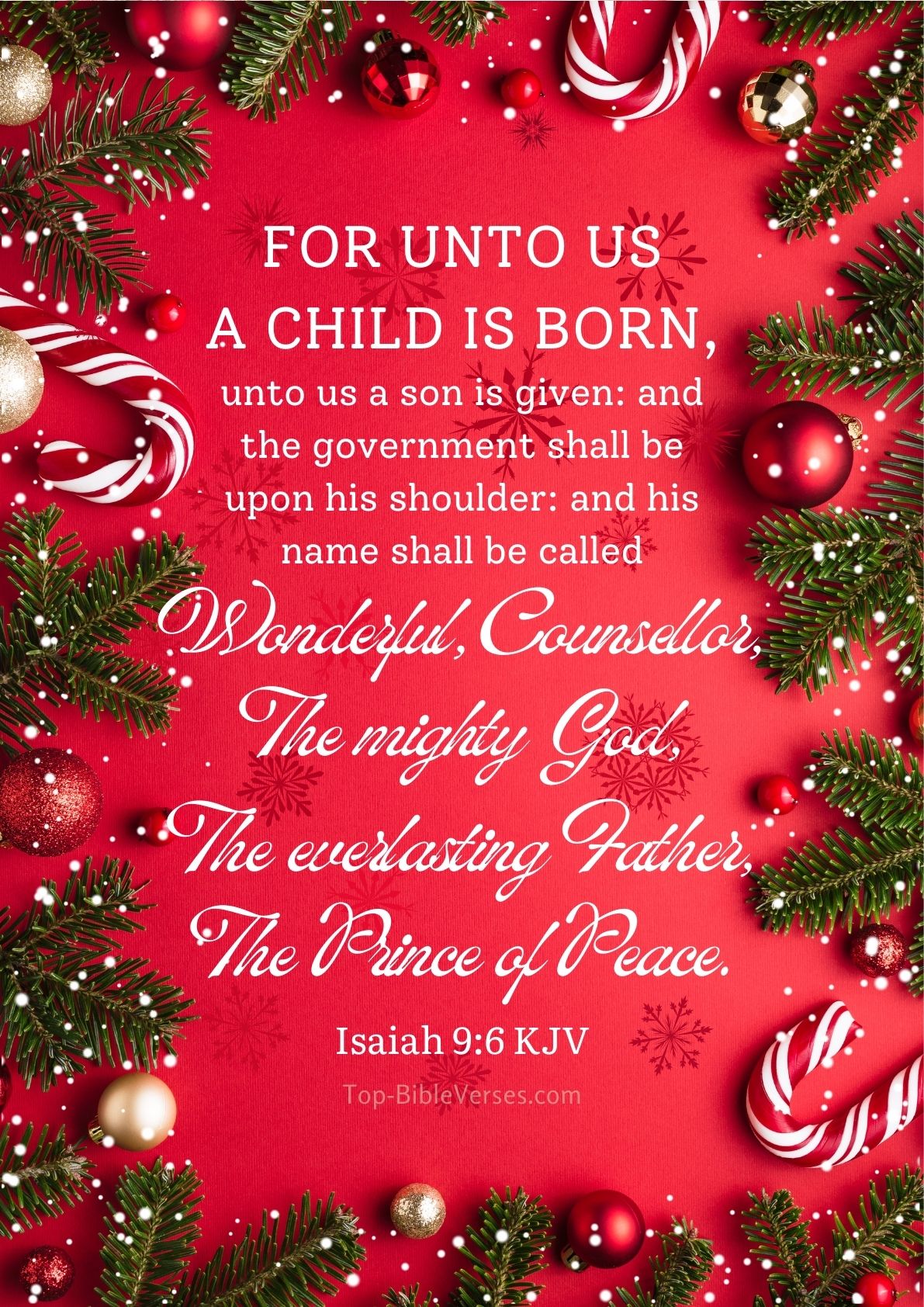 For unto us a child is born wallpaper