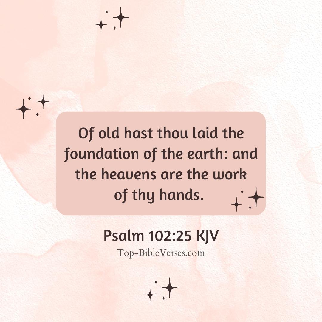 Psalm 102-25 DP Images