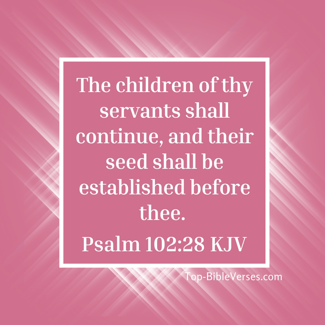 Psalm 102-28 Bible verse Images