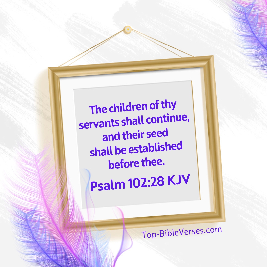 Psalm 102-28 Bible verse Images