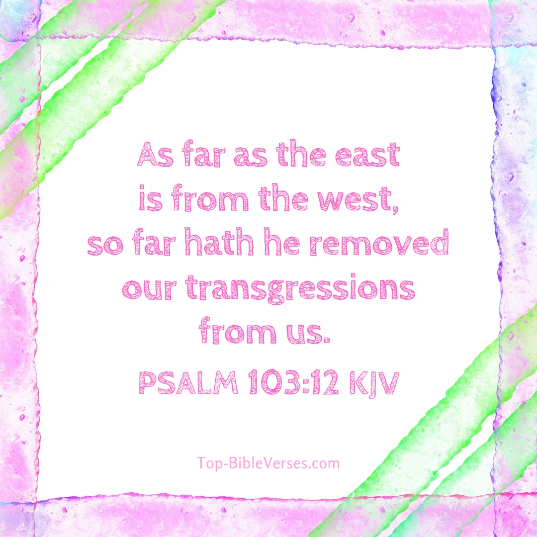 Psalm 103-12 Bible verse Images