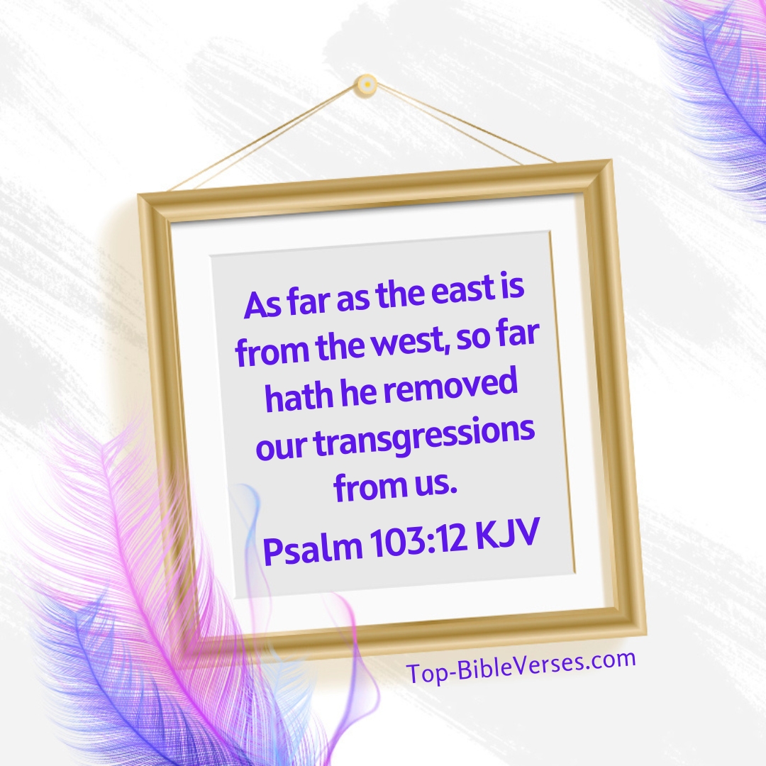 Psalm 103-12 Bible verse Images
