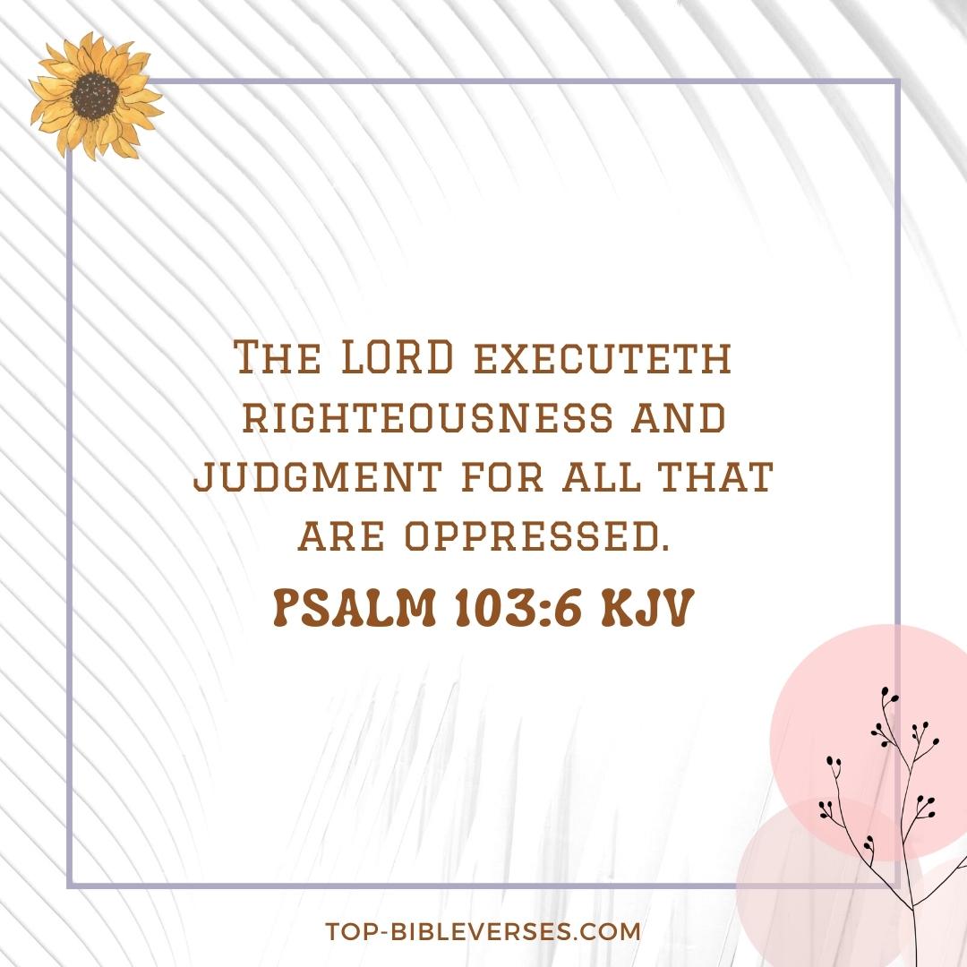 Psalm 103-6 Bible verse Images