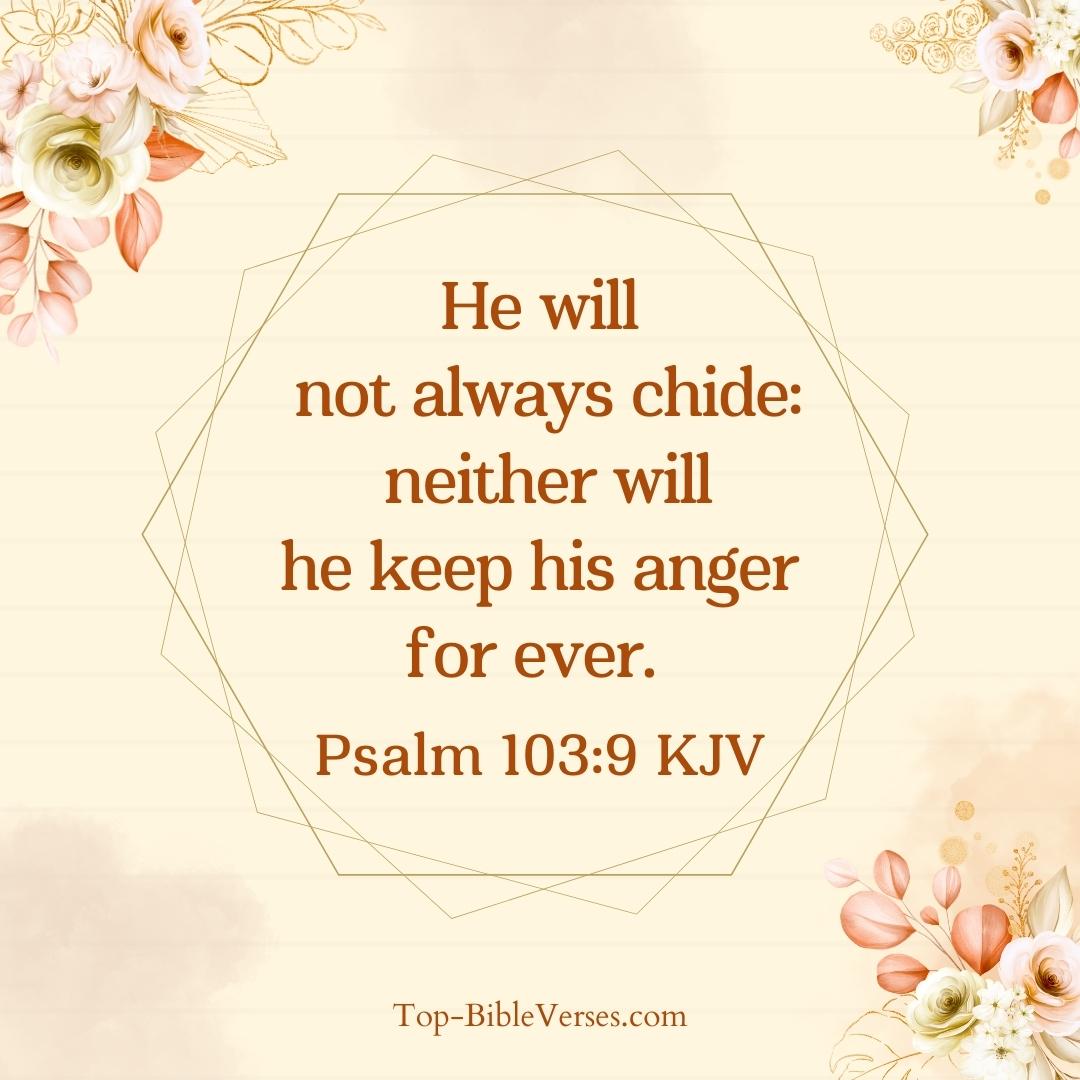 Psalm 103-9 Bible verse Images