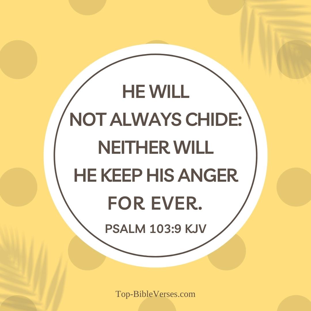 Psalm 103-9 Bible verse Images