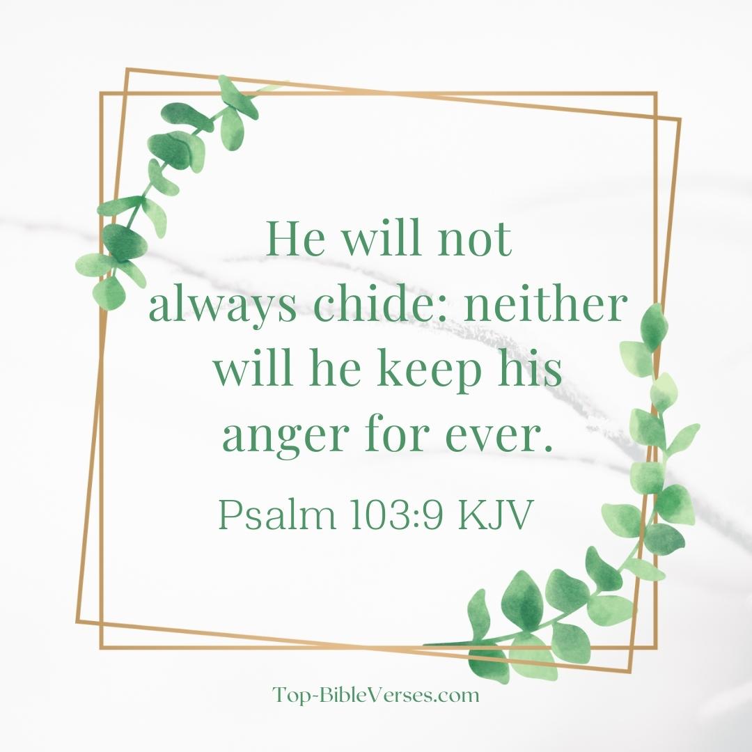 Psalm 103-9 KJV DP Images